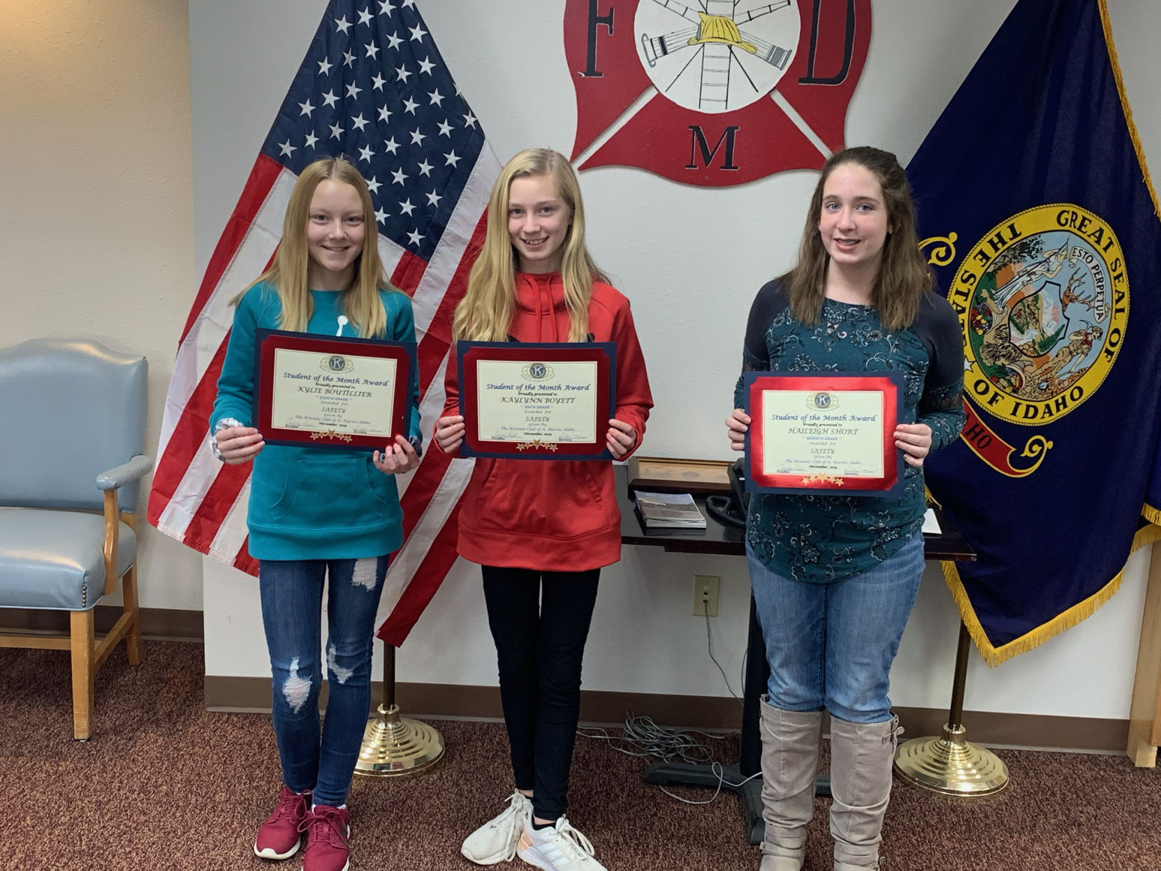 SMMS Students of the Month